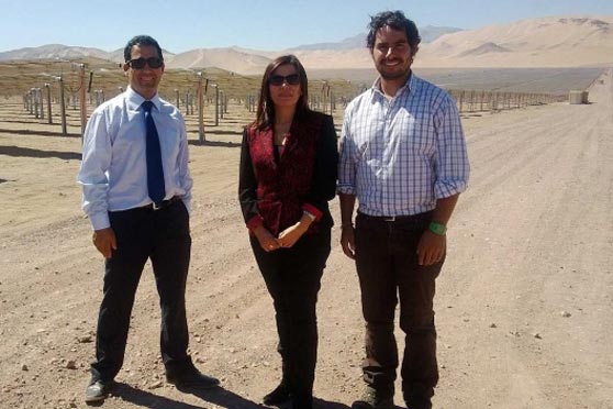 El Seremi, Marcelo Salazar, y la Seremi de Bienes Nacionales, Marcela Cepeda, conocieron las instalaciones del proyecto.